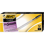 BIC Cristal Stic Ballpoint Pen, Medium Point 1.0mm, Black Ink, 36 ct