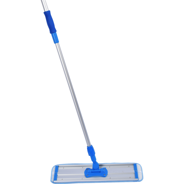 Premier Microfiber Wet Mop Kit, 18" Pad, Blue