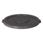 Continental Huskee Round Trash Can Lid, 32 Gallon, Gray