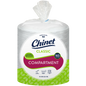 Chinet 10-3/8" 3-Compartment Paper Plate, White, 165 ct