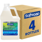Softsoap Liquid Hand Soap Refill with Aloe Vera, Soothing Clean, 1 Gallon, 4 ct