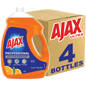 Ajax Ultra Professional Pot and Pan Degreaser Liquid Dish Detergent, Orange Scent, 145 fl oz, 4 ct