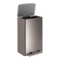 Kohler Rectangular Step Trash Can, 47 L, Stainless Steel