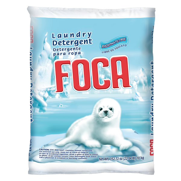 Foca Powder Laundry Detergent, 22 lbs