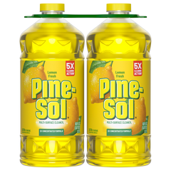 Pine-Sol Multi-Surface Cleaner, Lemon Fresh, 60 fl oz, 2 ct