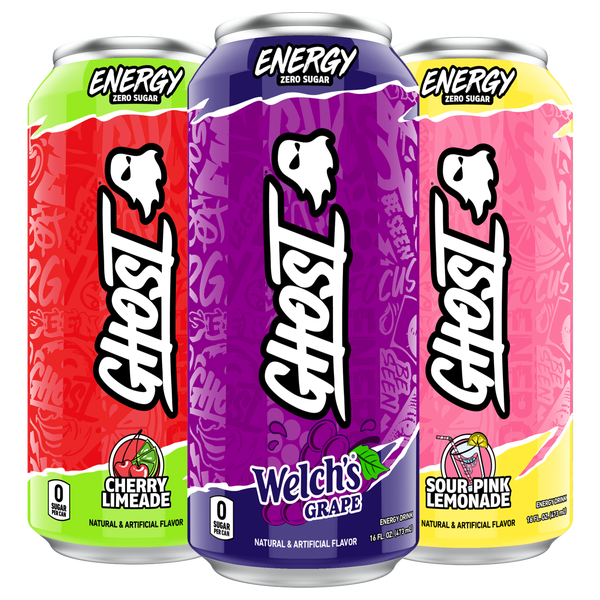 Ghost Energy Drink, Zero Sugar, Variety Pack, 16 fl oz, 15 ct