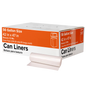 Trash Can Liners, 56 Gallon, 12 mic, Natural, 200 ct