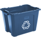 Rubbermaid Commercial Recycling Container, 14 Gallon, Blue