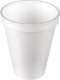 WinCup Foam Cold and Hot Cups, 8 oz, White, 1200 ct