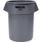 Rubbermaid Commercial Brute Trash Can, 55 Gallon, Gray