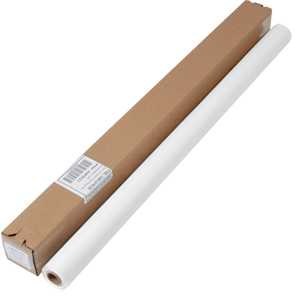 Table Mate Plastic Banquet Roll Table Cover, 40"W x 100'L, White