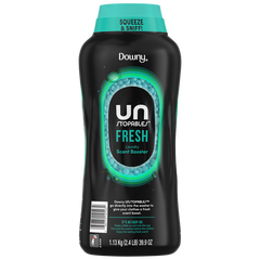 Downy Unstopables In-Wash Scent Booster Beads, HE Compatible, Fresh Scent, 39.9 oz