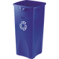 Rubbermaid Commercial Untouchable Recycling Can, 23 Gallon, Blue