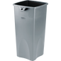 Rubbermaid Commercial Untouchable Recycling Can, 23 Gallon, Gray
