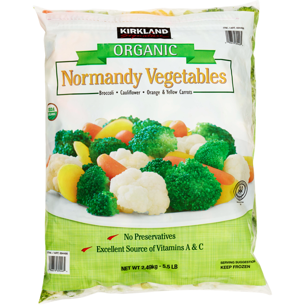 Kirkland Signature Organic Normandy Vegetable Blend, 5.5 lbs