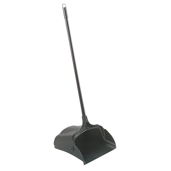 Rubbermaid Commercial Executive Series Lobby Pro Dustpan with Long Handle, Black