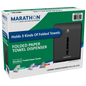 Marathon Combo C-Fold or Multifold Paper Towel Dispenser, Translucent Smoke